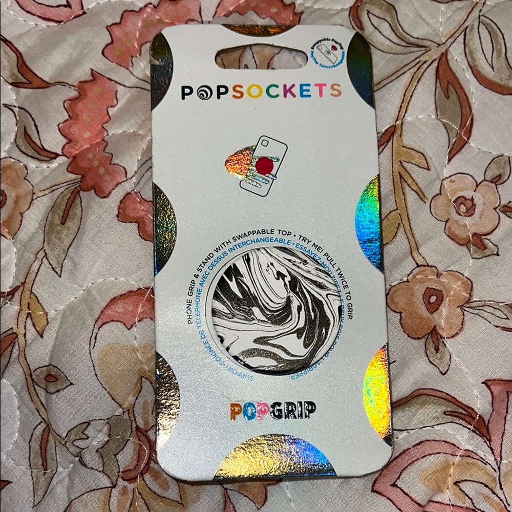 PopSocket Black and White Mythical Design Phone Cover